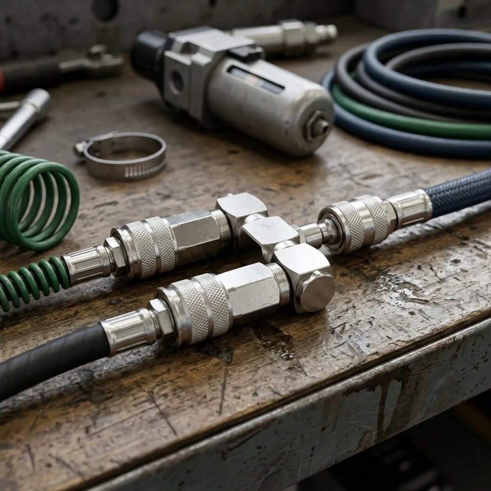 1-4in-npt-2-way-air-hose-splitter-kit-includes-quick-connect-couplers-swivel-connector-and-male-connector-for-easy-setup