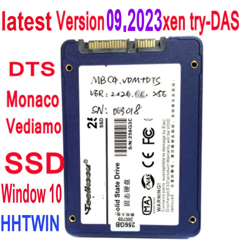 latest 2023.09 Full software for MB STAR C4/C3/C5 SSD/HDD Fit For Most laptop as D630/CF19/CF30/X200/T420 with x-enty-HHT WIN