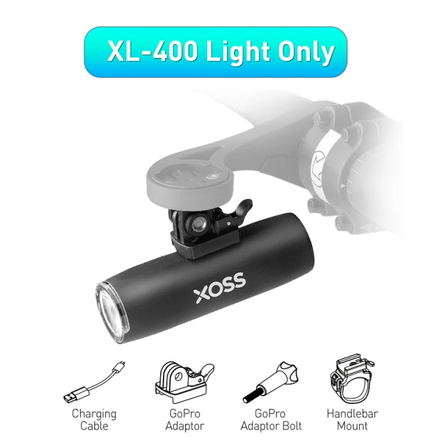 XOSS XL400/800/1200 fietslicht Aluminium koplamp voor Fiets Oplaadbare MTB Voorlamp Koplampen Fiets Accessoires