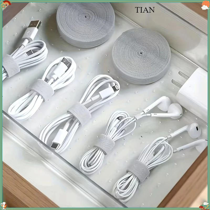 Of Tearable Data Cable Storage Back-to-back Tie Nylon Self-adhesive Hook And Loop Plant Strap Multi-purpose Strap