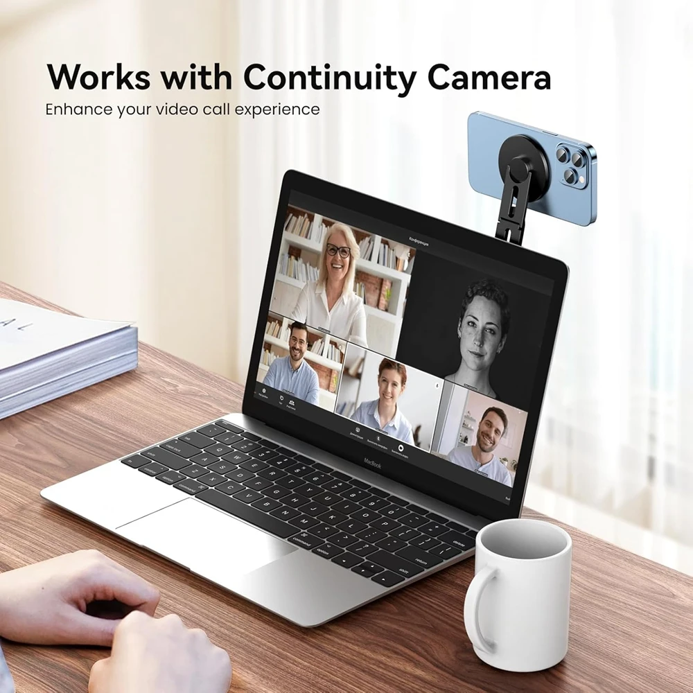 Magnetic Laptop & Car Phone Holder for Tesla Model 3/X/Y/S for Mag/safe IPhone 16/15/14 Metal Adjustable Side Mount Bracket