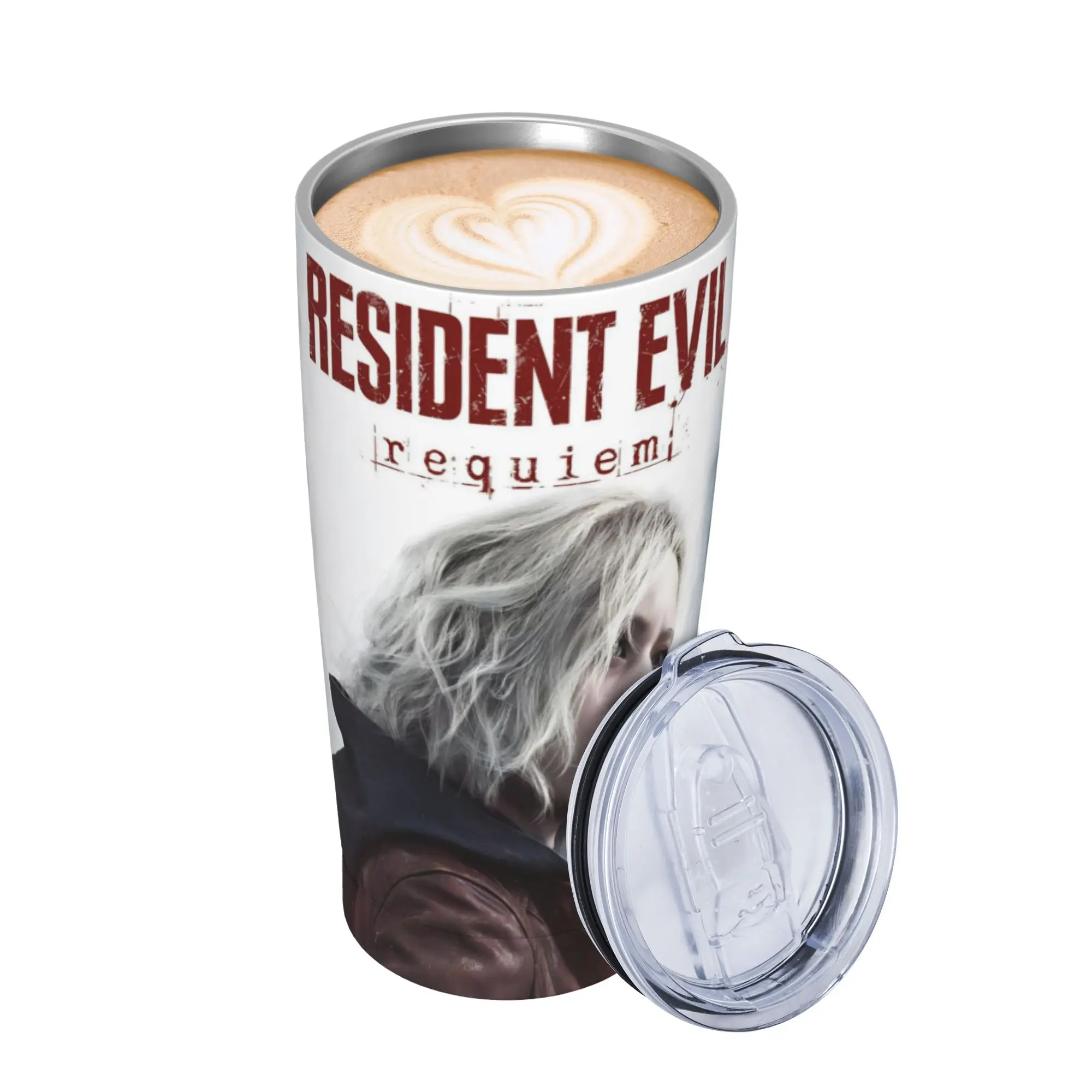 Residents Evils 9  Tumbler Vacuum Insulated Games Thermal Cup Stainless Steel Double Wall Mugs Water Bottle 20oz