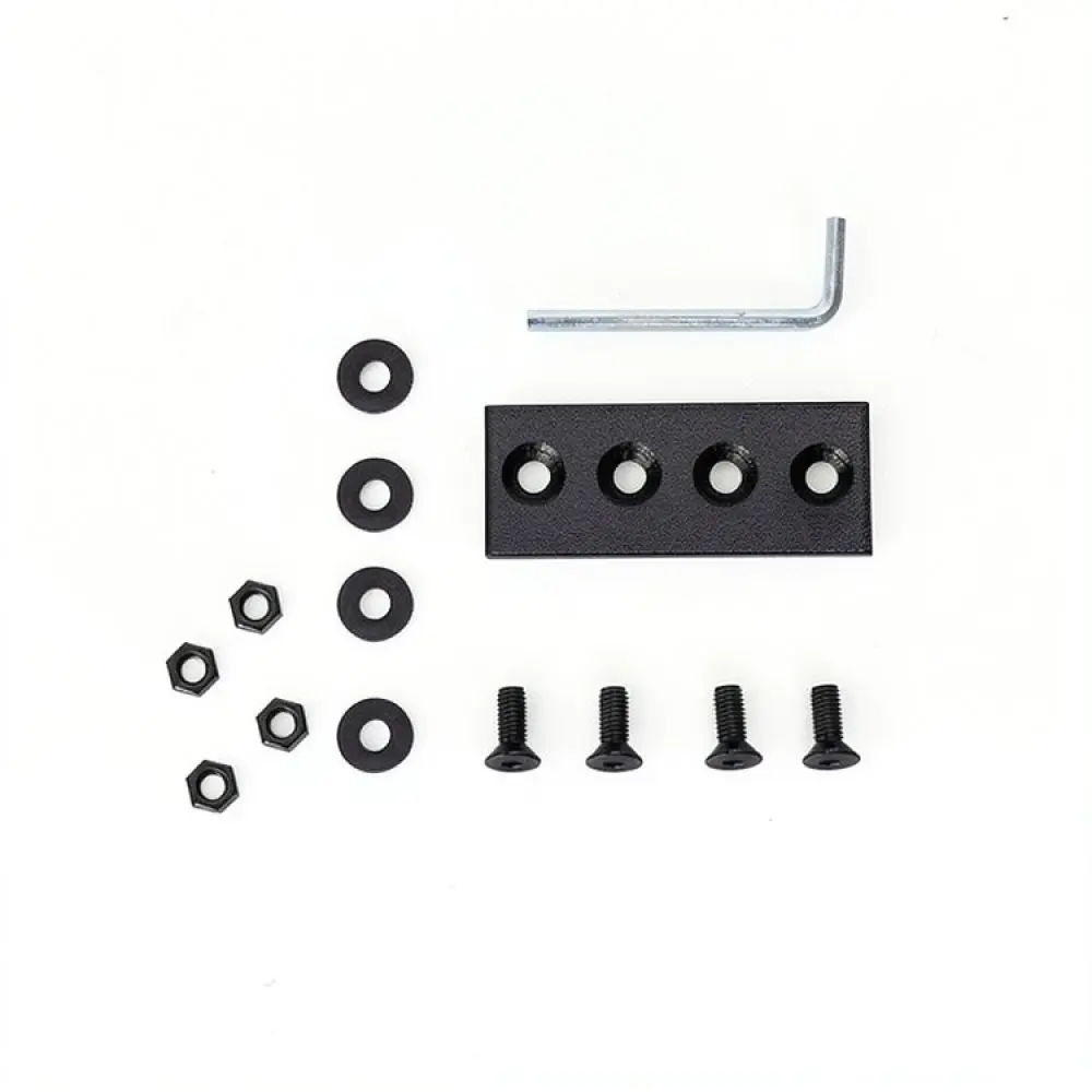 Heavy Duty Steel Rail Connector For JianSen Sliding Barn Door Hardware Track Extension Splicing Plate Accessory