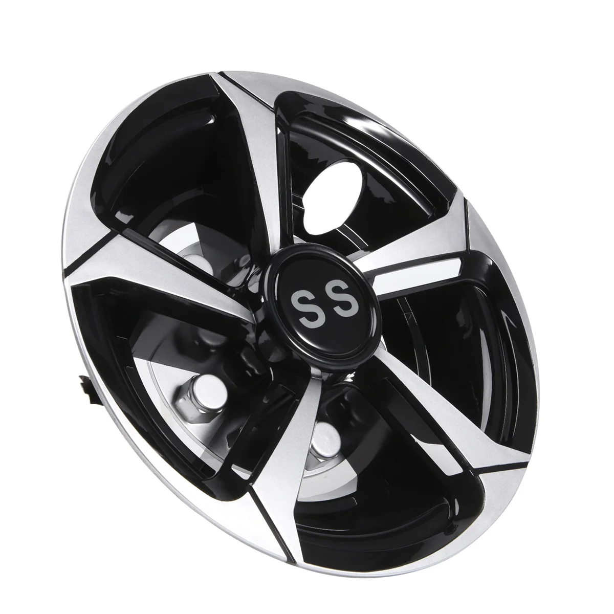 4Pcs 8Inch Golf Cart Wheel Cover 5 Spoke Design Hub Cap for Golf Carts for Club Car EZGO