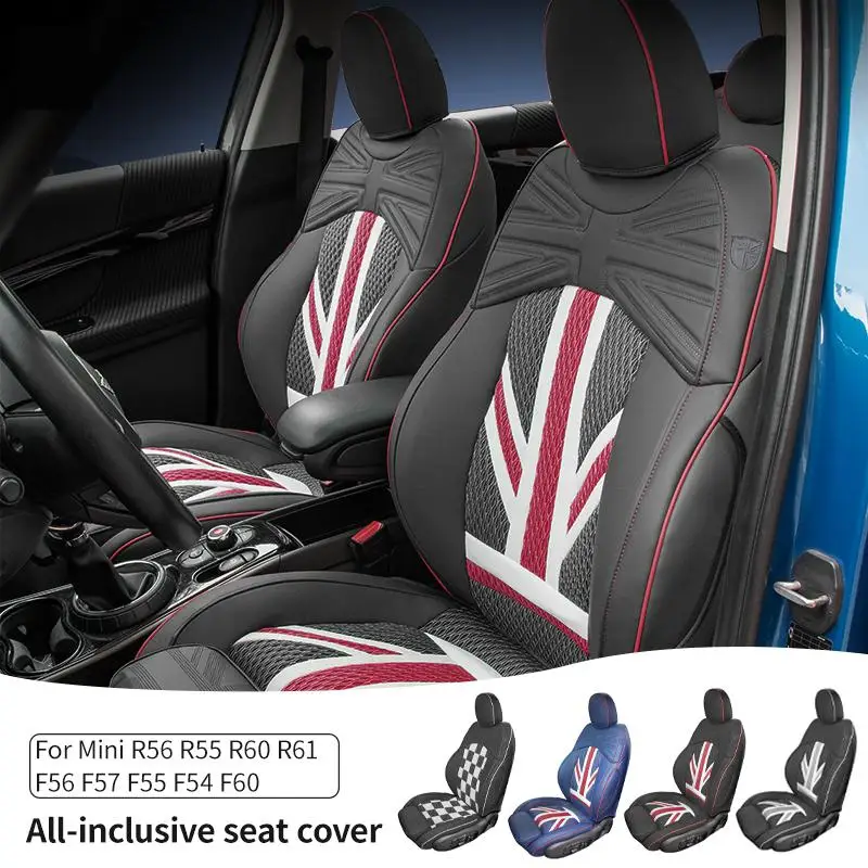 

Чехлы на автомобильные сиденья для Mini Cooper R56 R55 R60 F56 F54 F60 Clubman Countryman из искусственной кожи, защита автомобильных сидений