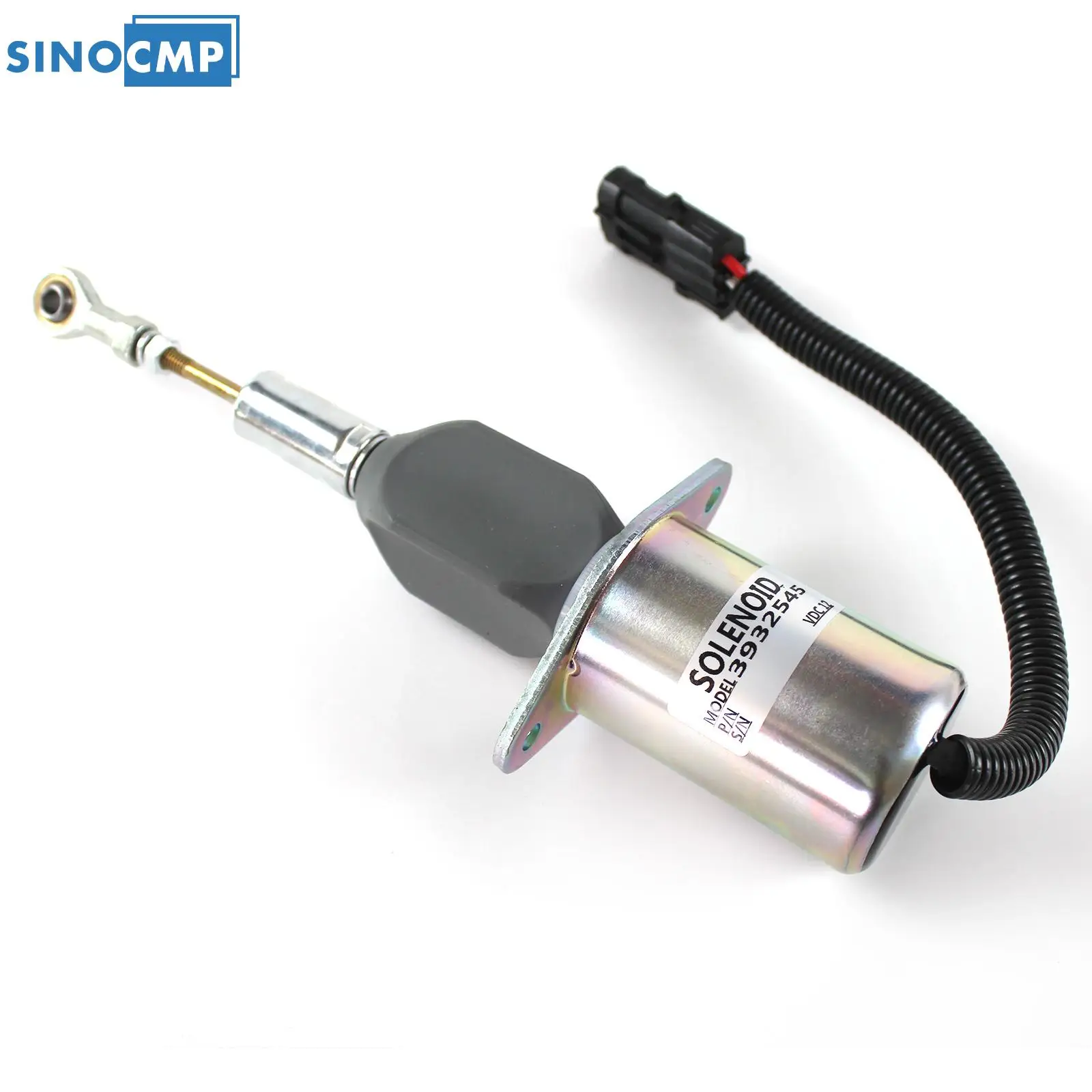 

3932545 SA-4639-12 SINOCMP 1 шт. соленоид отключения топлива соленоид остановки топлива для Cummins 6CT 6CTA профессиональные детали экскаватора