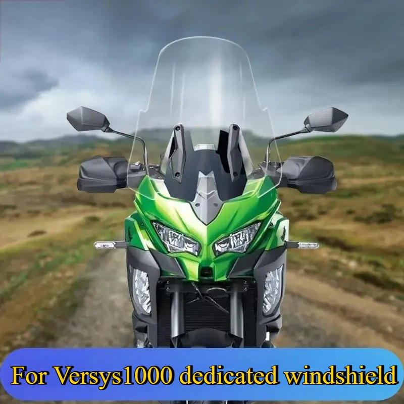 For Kawasaki versys 1000 Motorcycle Front Windshield Modification Accessories Rain Shield Air Deflector Device Protective Cover