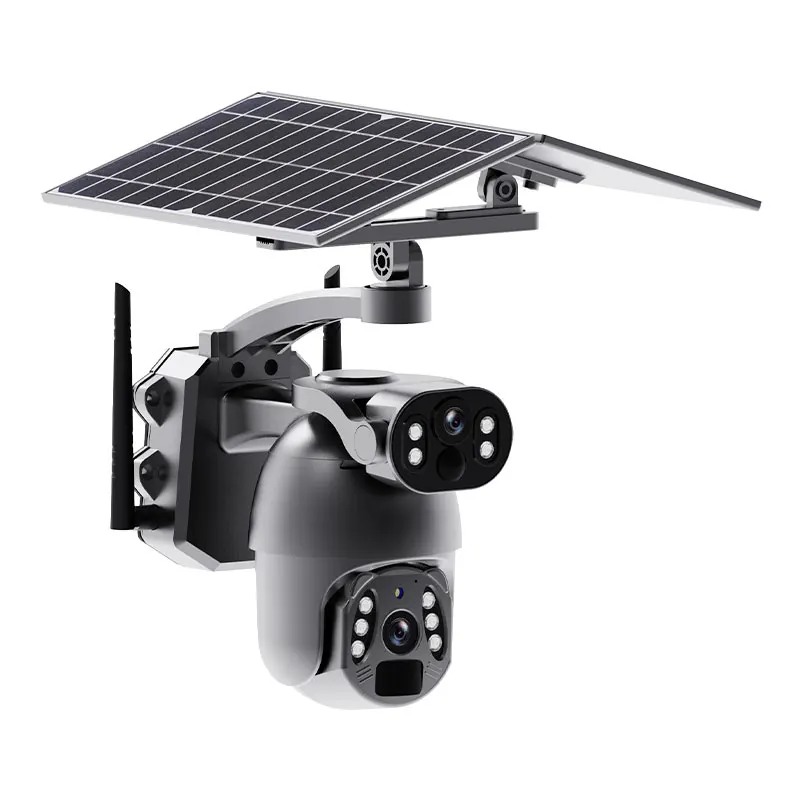 4K Solar CCTV Baby  Cry Detection Night Vision Two-Way Audio with Mobile App Compatibility