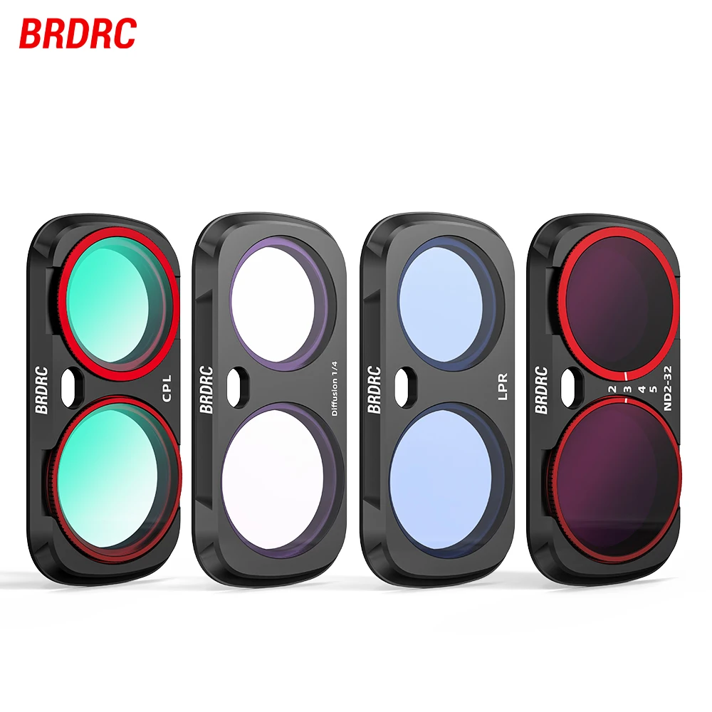 BRDRC Objektivfilter-Set für Insta360 Luna Ultra UV CPL ND 16 Filter Handheld Gimbal Kamera Zubehör