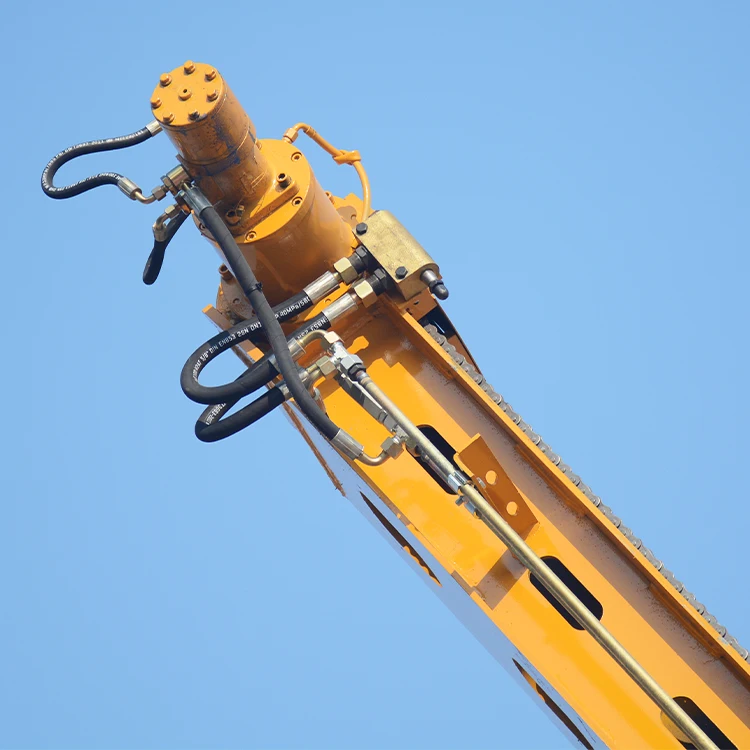 عالية الكفاءة 6 متر الإطار الزاحف الشمسية كومة سائق محرك مضخة المحرك الأساسية مكونات آلة الصدم