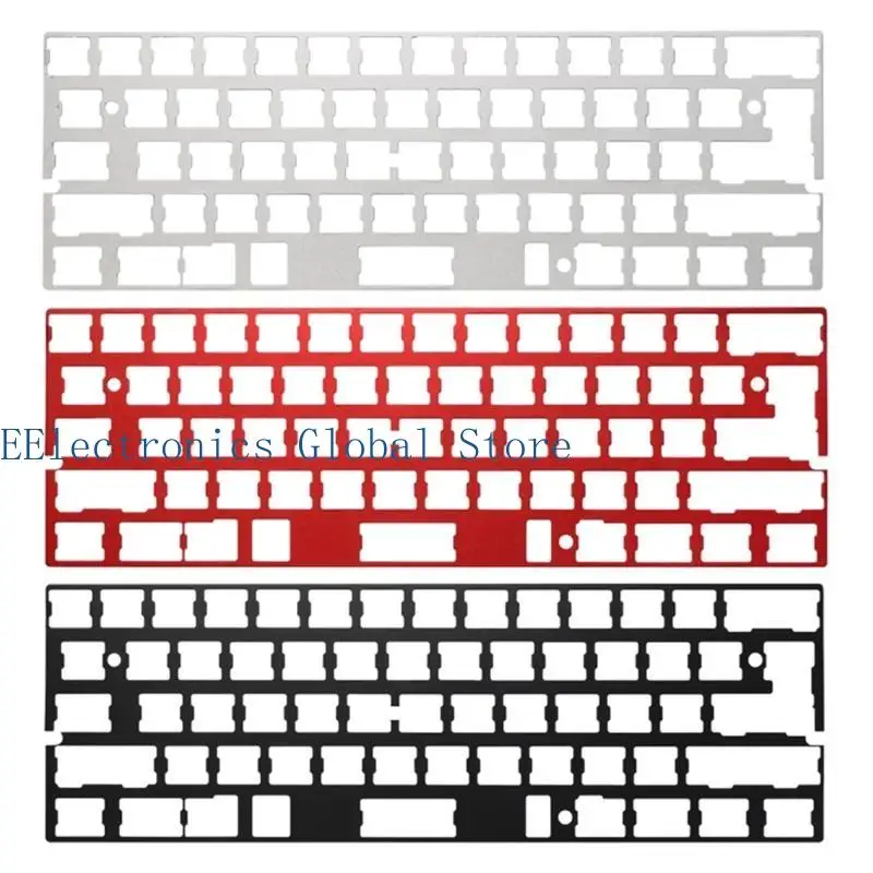 462B Bàn Phím DIY Tấm Nhôm Anodized Bảng Định Vị Cho Bộ Ổn Định PCB GH60