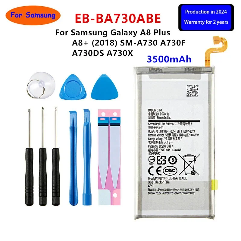 

Brand New EB-BA730ABE 3500mAh Battery For Samsung Galaxy A8 Plus A8+ (2018) SM-A730 A730F A730DS A730X +Tools