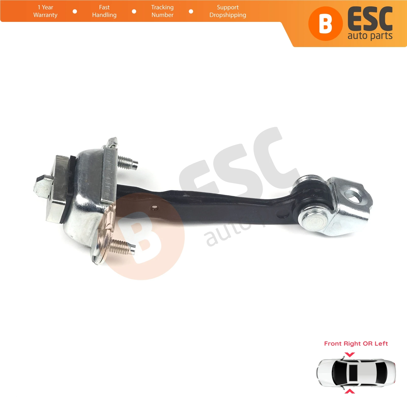 EDP696 Front Left OR Right Door Hinge Stop Check Strap Limiter 5S6AA23500AB for Ford Fiesta MK5 JH JD Fusion JU