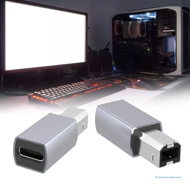 USB Female Printer Adaptor Pria USB Tipe USB Konektor Konversi DropShipping