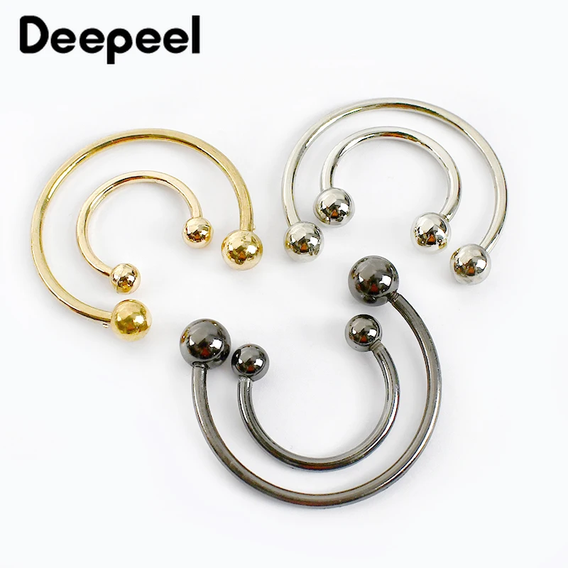 

5/10Pcs 15-60mm Metal U-shaped Buckle Double-headed Screw Clasp Skirt Dress Adjust Buckles Shirt Collar Fastener DIY Accessories