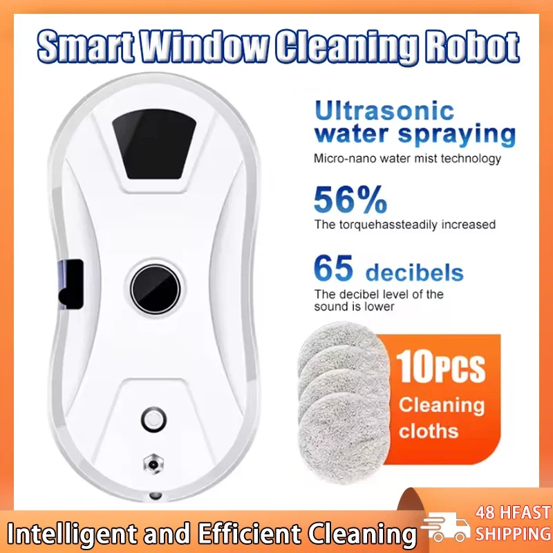 

Electric Double-sided Glass Window Cleaning Machine for Tall Buildings Window Cleaning Robot Intelligent Household Automatic