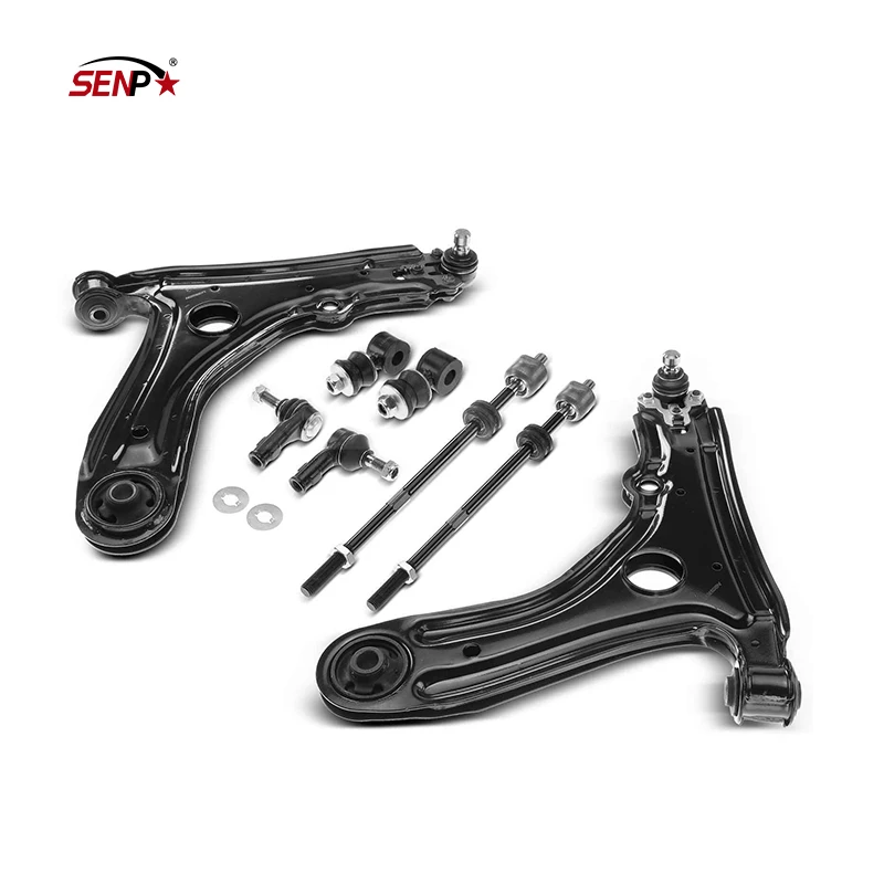 Sistema de suspensión SENP, nuevo brazo de Control inferior delantero con rótula, enlace final de barra estabilizadora para VW Golf Jetta OEM 1H0 422 803 a