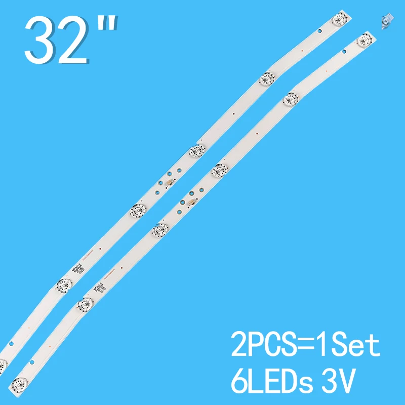 LED Backlight strip 6 Lamp for JL.D32061330-114ES-M CRH-K32K6003030T020672M_Rev1.2 ZX332ZC06A5 V0