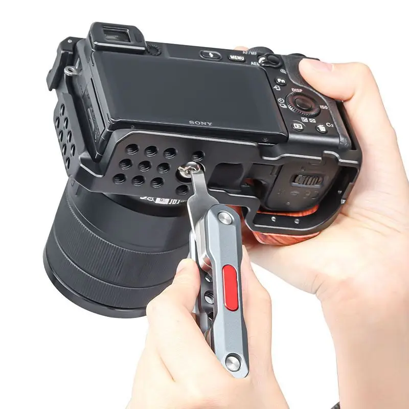 PyroGraphy Multi-functional Wrench Set M2/M3/M4/3/16 Cross-Type One Word 6-in-1 Hex Spanner Tool Kit Side M4 M5 1/4"Thread Holes