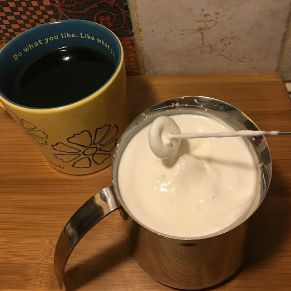 

1 set Handheld Milk Electric Foamer Three Layer Spring Adjustable Coffee Ball Adjustable Blender USB Coffee Mixer