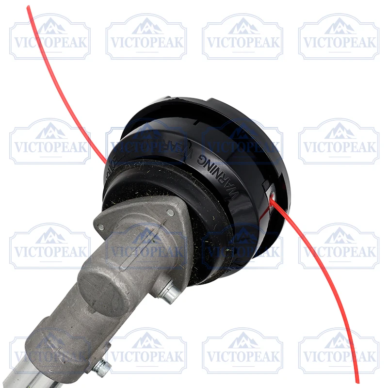 Victopeak 1/4PCS M10*1,25mm Trimmerkopf mit automatischer Vorschubfunktion für Rasentrimmer, Freischneider und Unkrautentferner – Ersatzteile und Zubehör – Detail 6