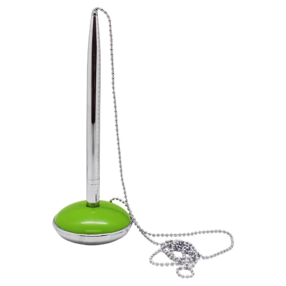 

Signature Pen Multi Function Writing Pen Standing Design Vertical Table Desk Chain Office Stationery Guestbook Signing