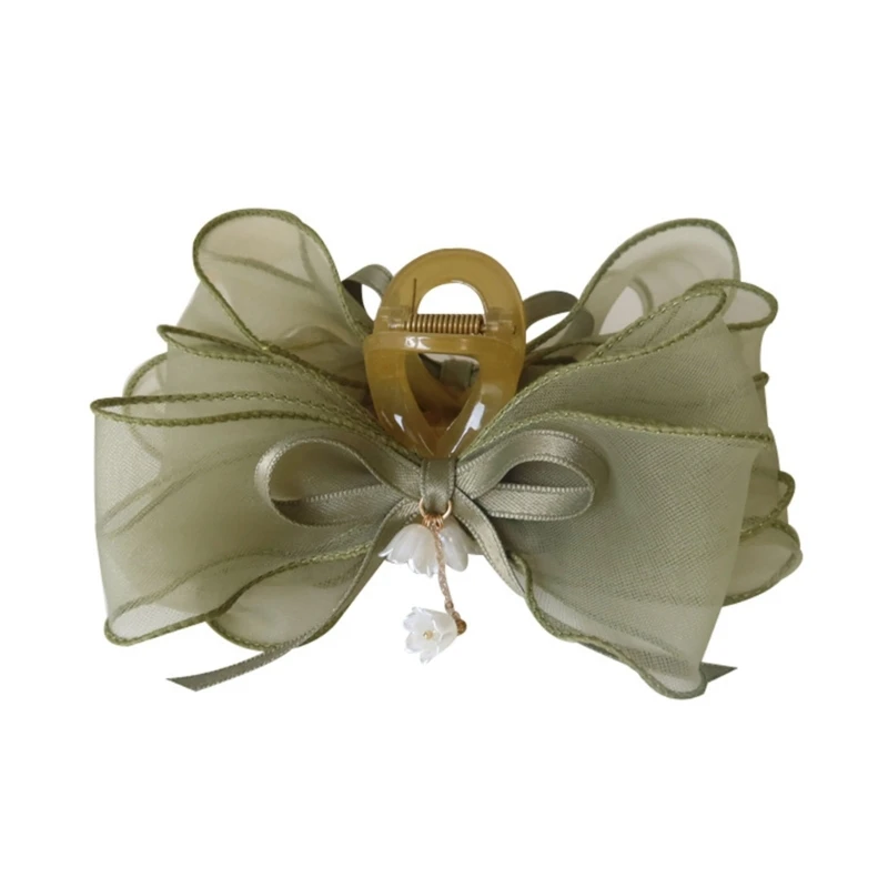 Green Hair Clip Large Hair Claw Clip Fashion Lovely Adornment Catch Princess Barrettes Hair Styling Tool Ornaments