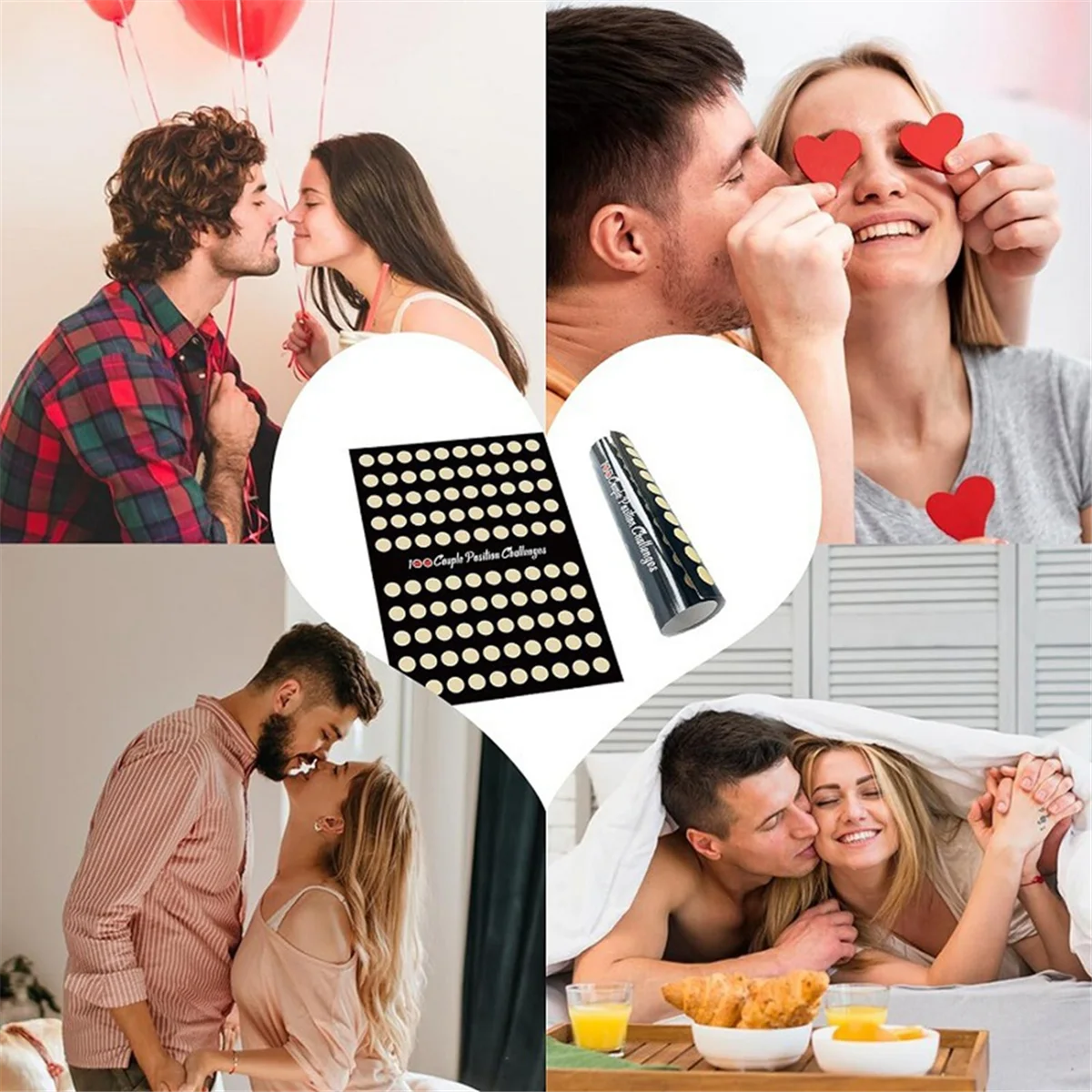 لعبة ملصق للخدش للأزواج، هدايا عيد الحب، ملصق حائط هدية لها ولها