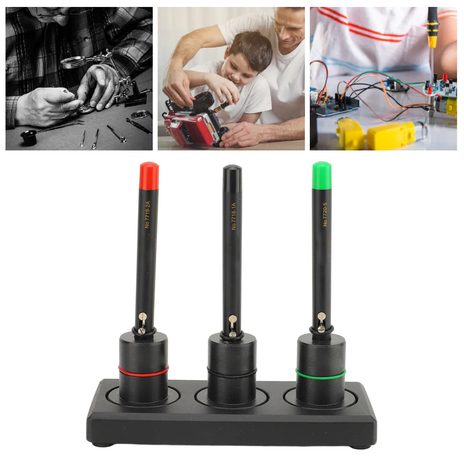 

Watch Oiler Pen Kit Watch Repair Oiler Kit Automatic Reusable Portable Professional Watch Oiler Pen Repair Tool for Watchmaker