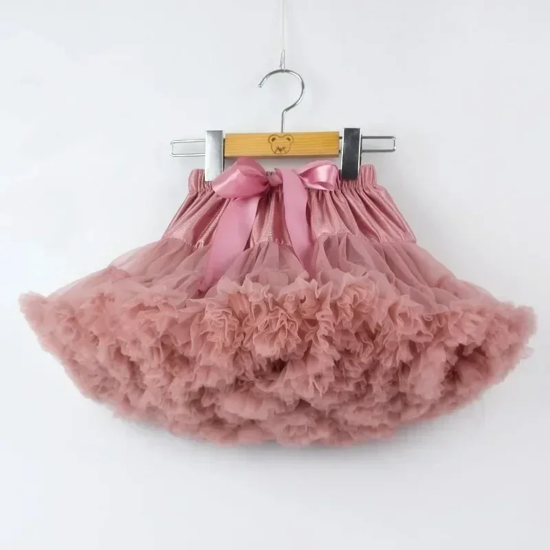 Children's Skirt Baby Girls Tutu Skirt Fluffy Children Ballet Kids Pettiskirt Baby Girl Skirts Princess Tulle Party Dance Skirts