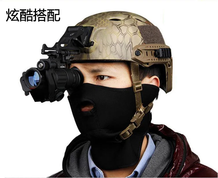 Pvs-14 Digital Night Vision Headset casco a infrarossi telescopio per visione notturna HD Outdoor CS Upgrade