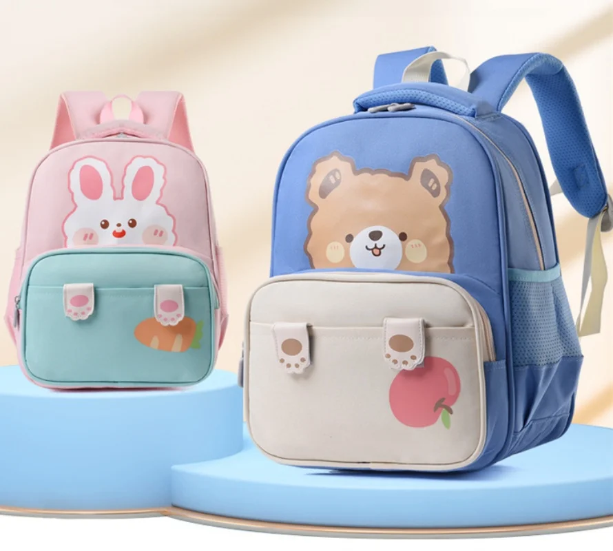 Ransel tahan air Oxford untuk anak laki-laki dengan nama bordir personal, hadiah siswa, tas kartun lucu untuk anak perempuan