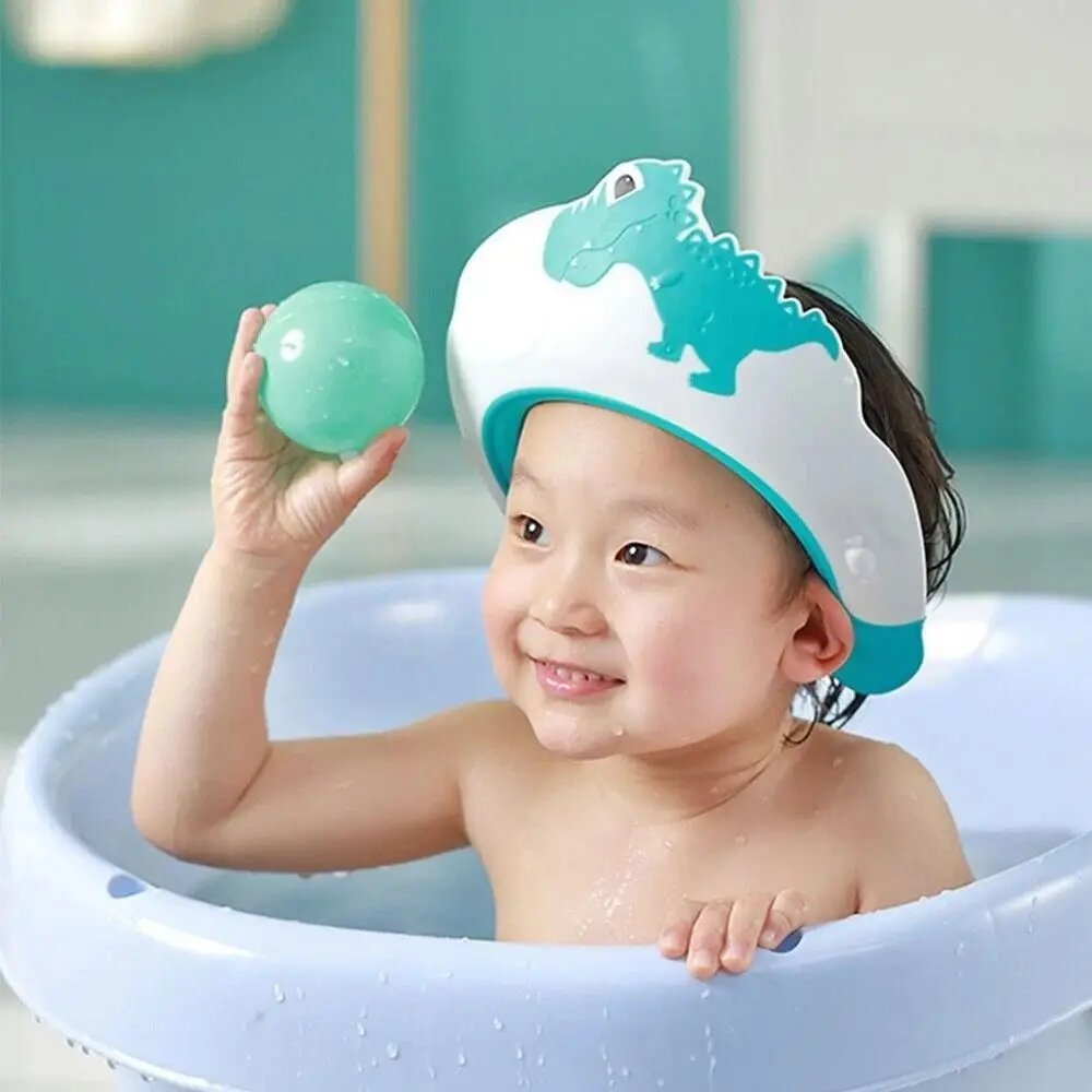 Baby Shower Cap Children Kids Shampoo Shield Bath Head Cover Adjustable Hair Wash Hat for Newborn Infant Ear Protection