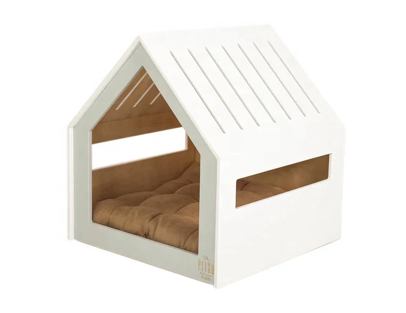 New Design Bicolor Pet House Modern Pet Bed Furniture Indoor Dog House Dog Kennel Dog Crate