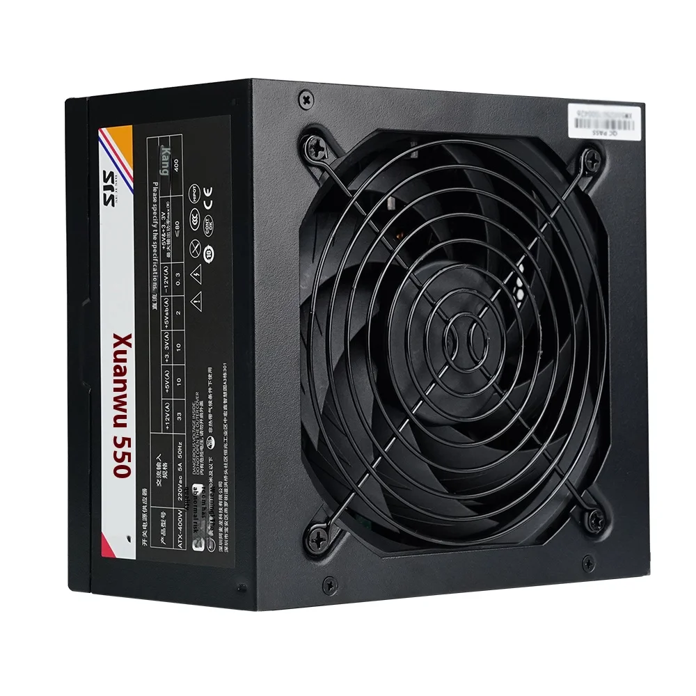 

Desktop Computer Power Supply Diy Gaming SEJISHI fonte 600W PC PSU Power Supply Unit Black Gaming Quiet 120mm Fan 24pin 12V ATX