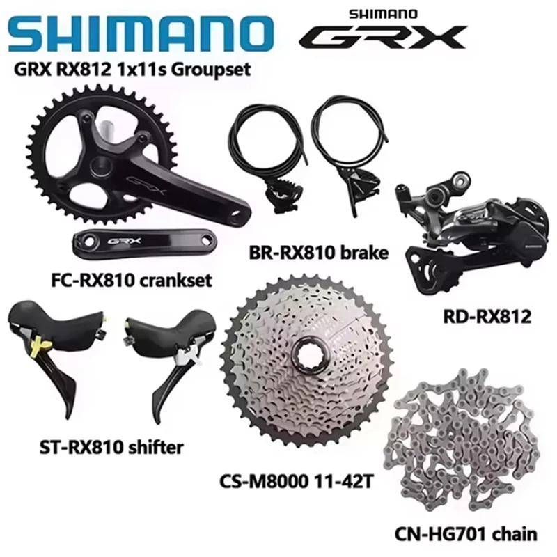 パーツ SHIMANO GRX RD-RX812 1x11s S41a6d0d803ca41d2951cf9fbcb517