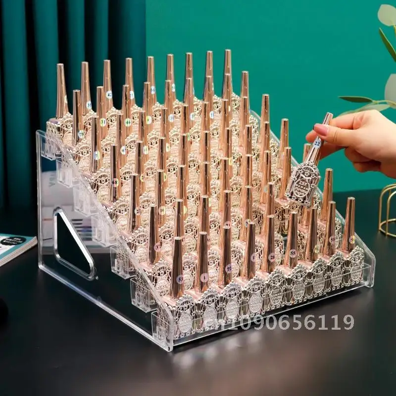 Neue Multi-Schichten Acryl Nagellack Display Organizer UV Gel Regal Schnelle Installation Kosmetische Rack Schmuck Ständer Maniküre Lagerung