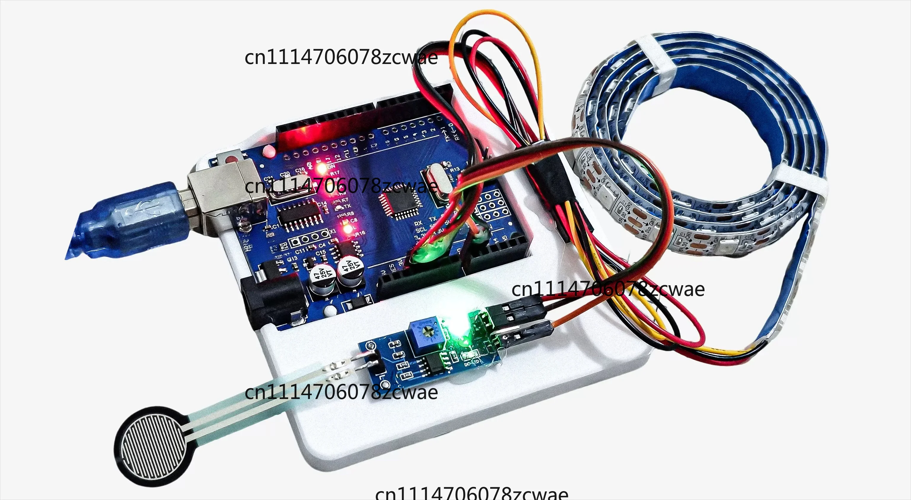 For Homework Competition Custom Guidance Arduino  19‑Pressure Breathing Light DIY Kit Finished Module