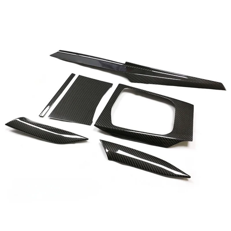 

Настоящий сухой карбоновый внутренний комплект для BMW G20 G22 G23 G26 G80 G82, универсальная приборная панель и панель переключения передач 22-23