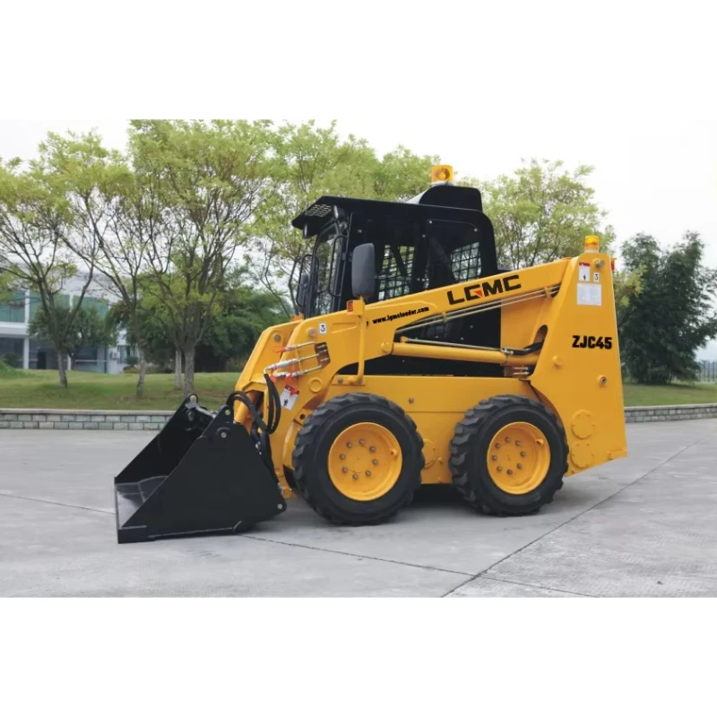 Customized 80HP Skid Steer Loader Compact Hydraulic Wheel Loader with Joystick Control High Efficiency Construction Machine