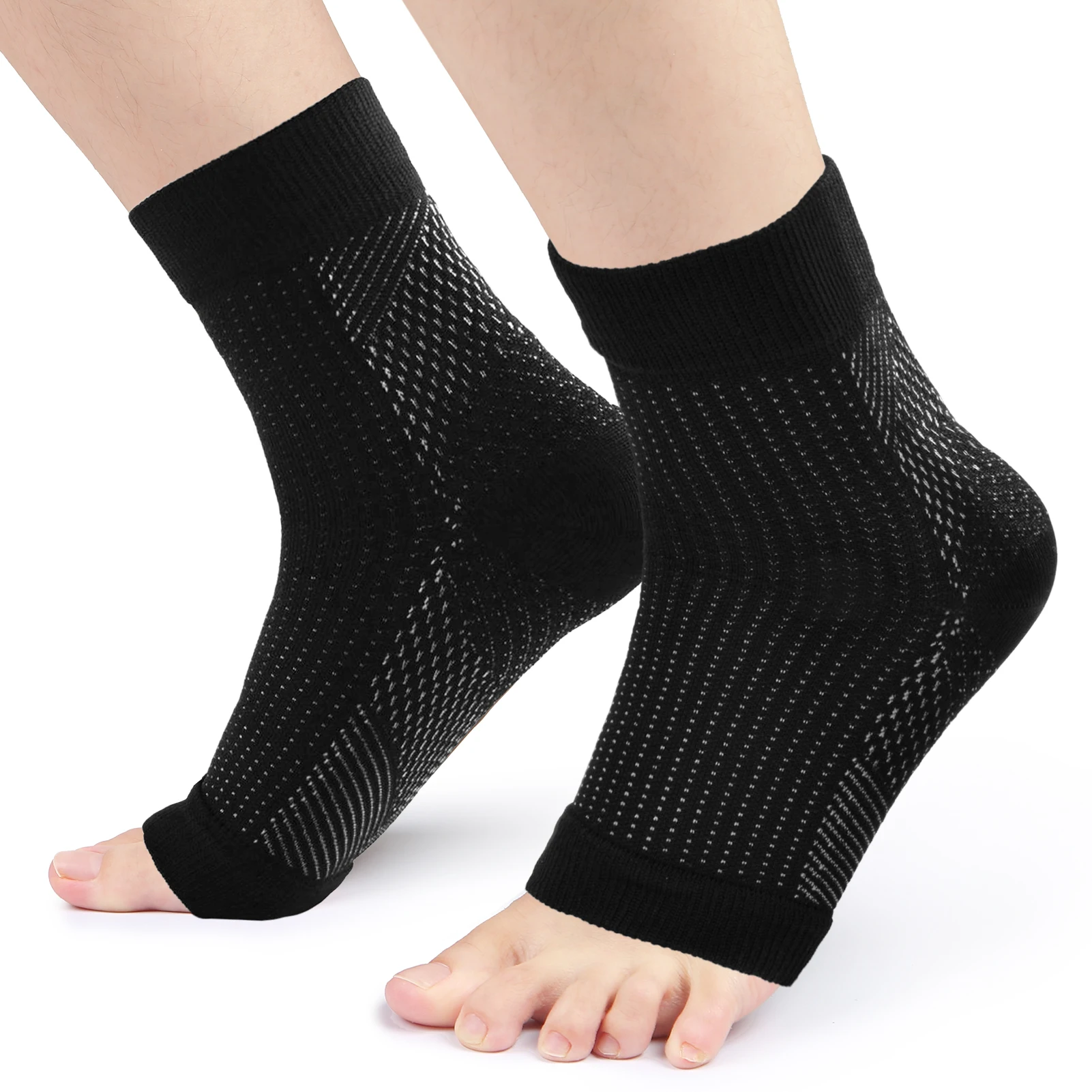 Pressure Support Sock Toless Ankle Protective Sock High Elastic Pressure Support Stocking Ankle Brace Relief Support Socks