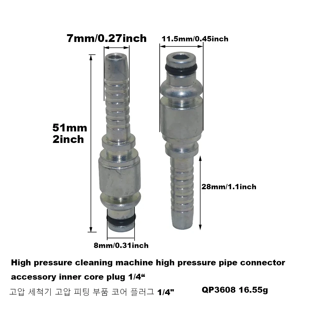 Connecteur de Tuyau Hydraulique à Haute Pression de 1/4 Pouces, Accessoire pour Machine à Livres