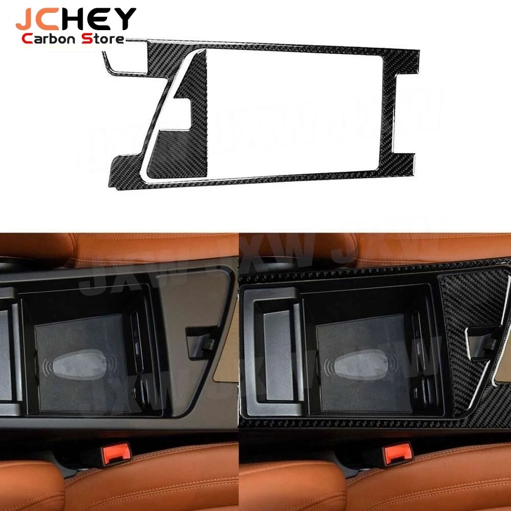 

JCHEY For Alfa Romeo Giulia 17-19 Carbon Fiber Car Sticker Armrest Box Trim Fit Ashboard Storage Lock Strip Headlight Button RHD