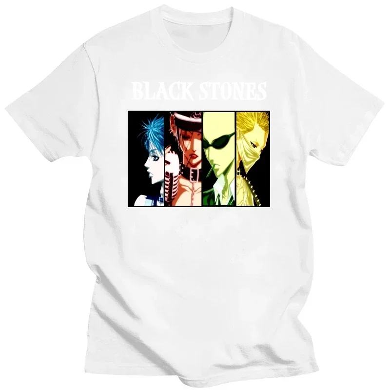 Casual Anime Manga Black Stones Tees Tops Ai Yazawa Clothes Male Nana Osaki T Shirts Short Sleeves Cotton funny Cool T-shirt