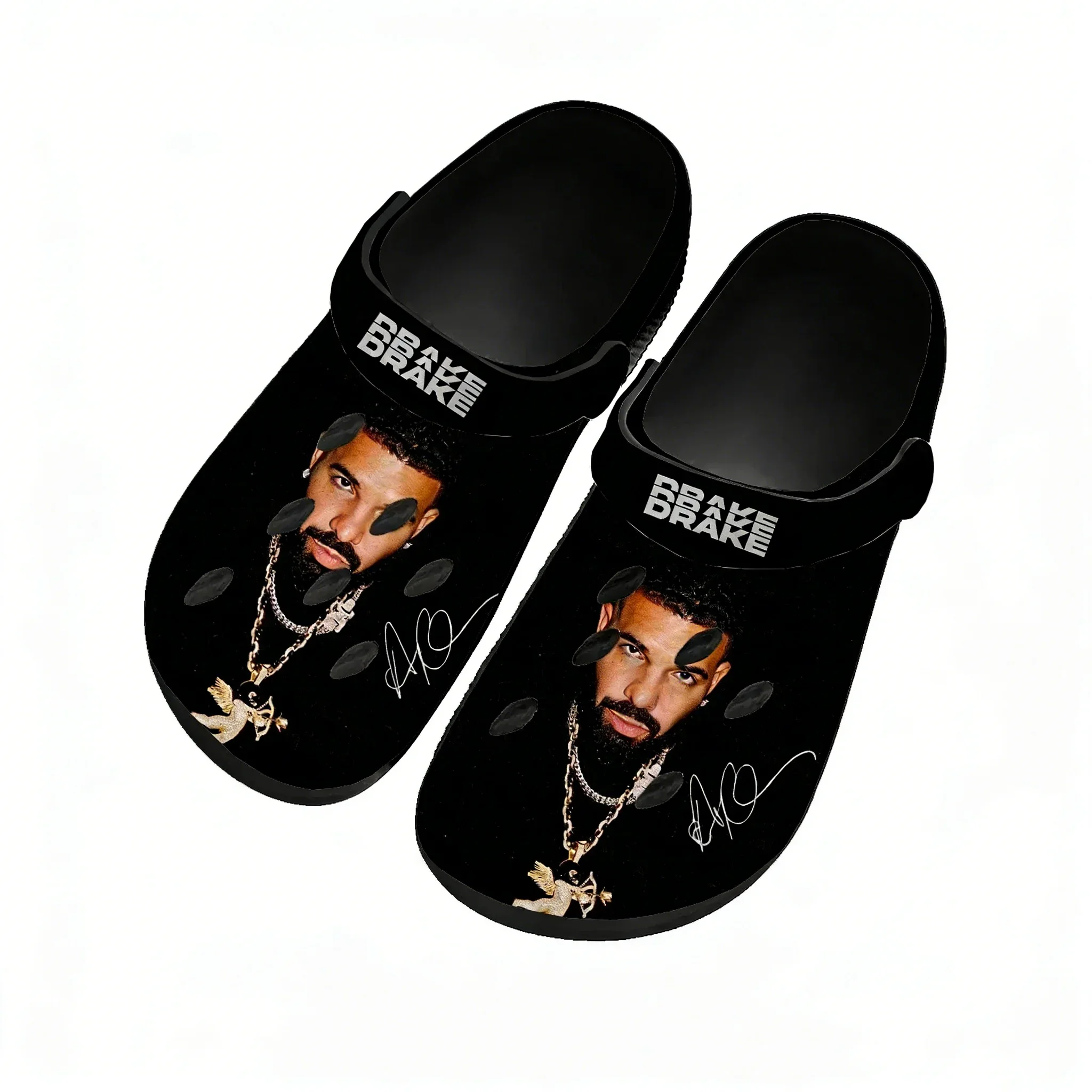 Drake Home Sandals Women Teenager Fashion Water Shoe Rapper Garden Breathable Comfort High Quality Beach Hole Slippers