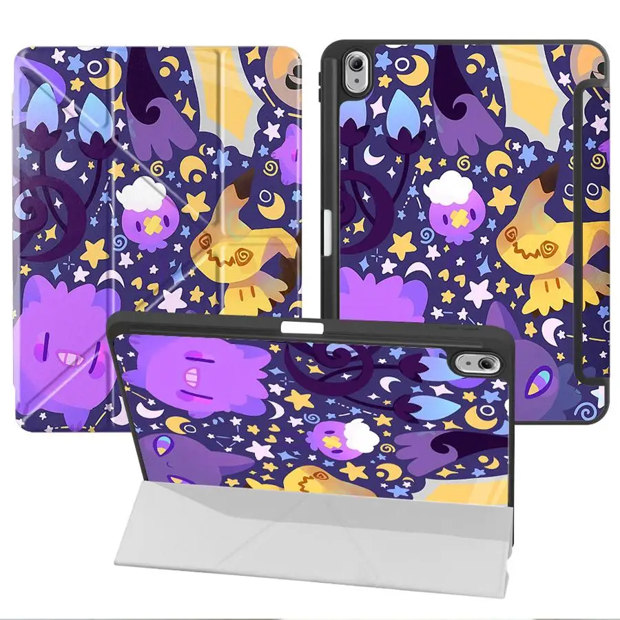 Cartoon Cute P-PokemonS Tablet Case For Samsung For Galaxy Tab S9 FE S9+ A8 2022 S6 Lite 10.4 inch S7+ S8+ 12.4 inch S7 FE S8