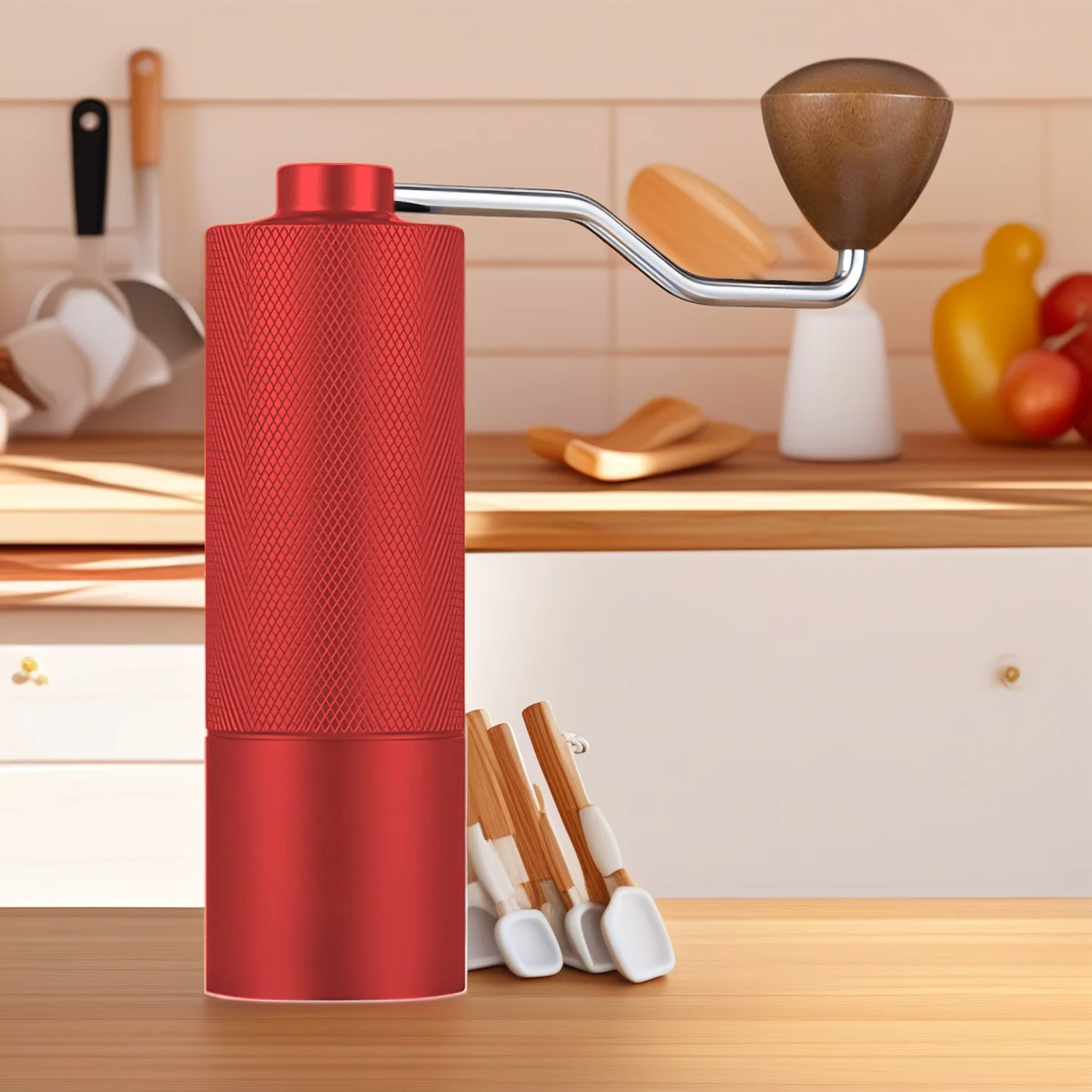 

Portable stainless steel coffee grinder, manual coffee machine, manual coffee grinder