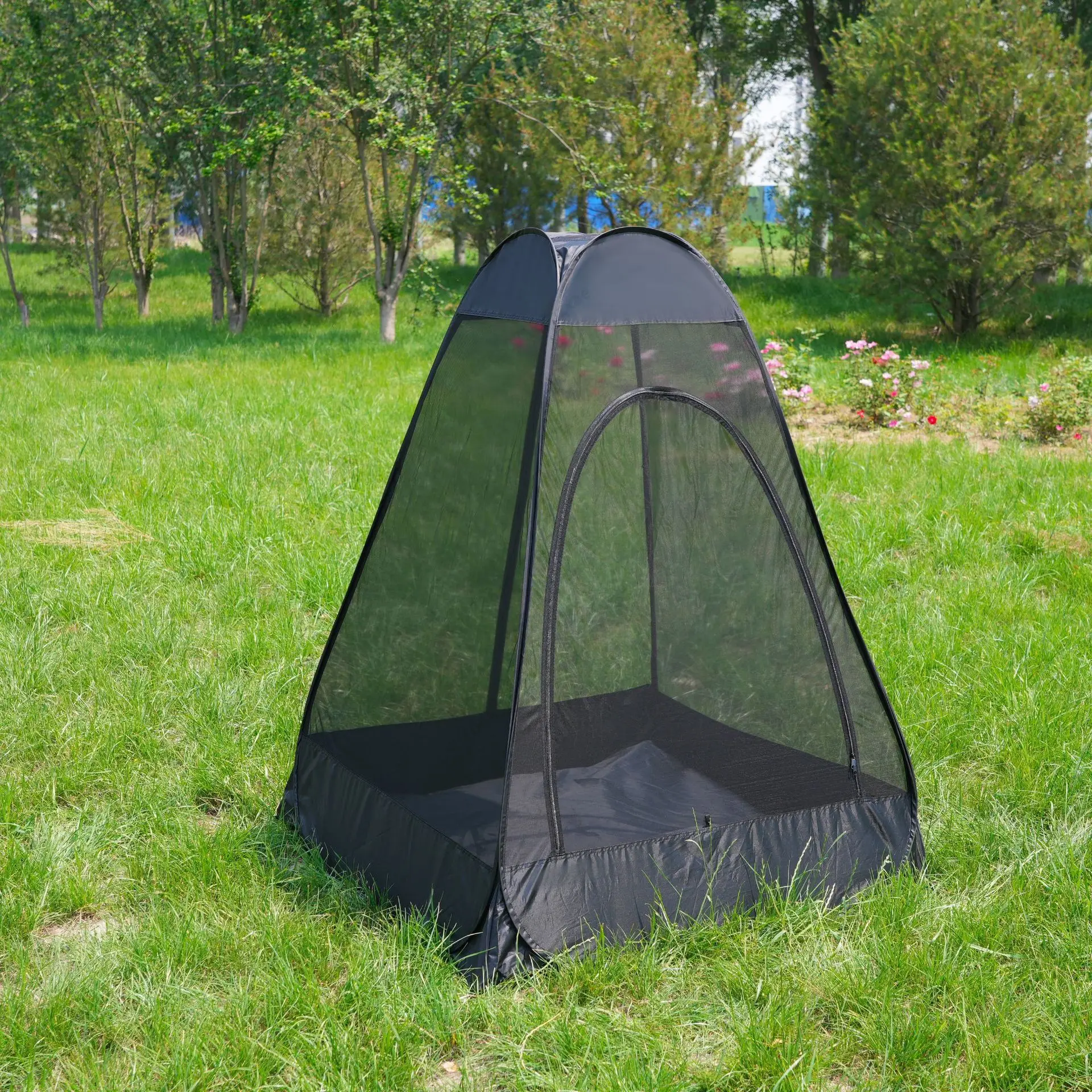 Pop Up Foldable Mosquito Net Tent Portable Anti-insect Mesh Shelter For Outdoor Fishing Sitting Rest