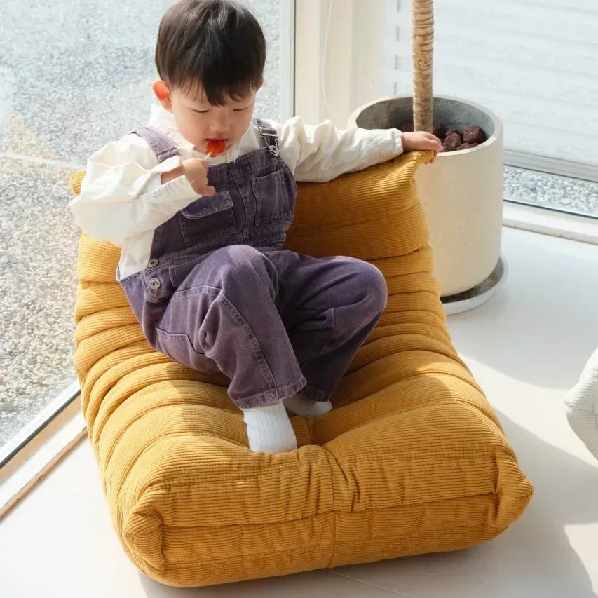 

Одиночный диван для детей, гусеница, ленивый диван, татами, гостиная, спальня, милый повседневный одноместный стул, стул для чтения, диван на балконе