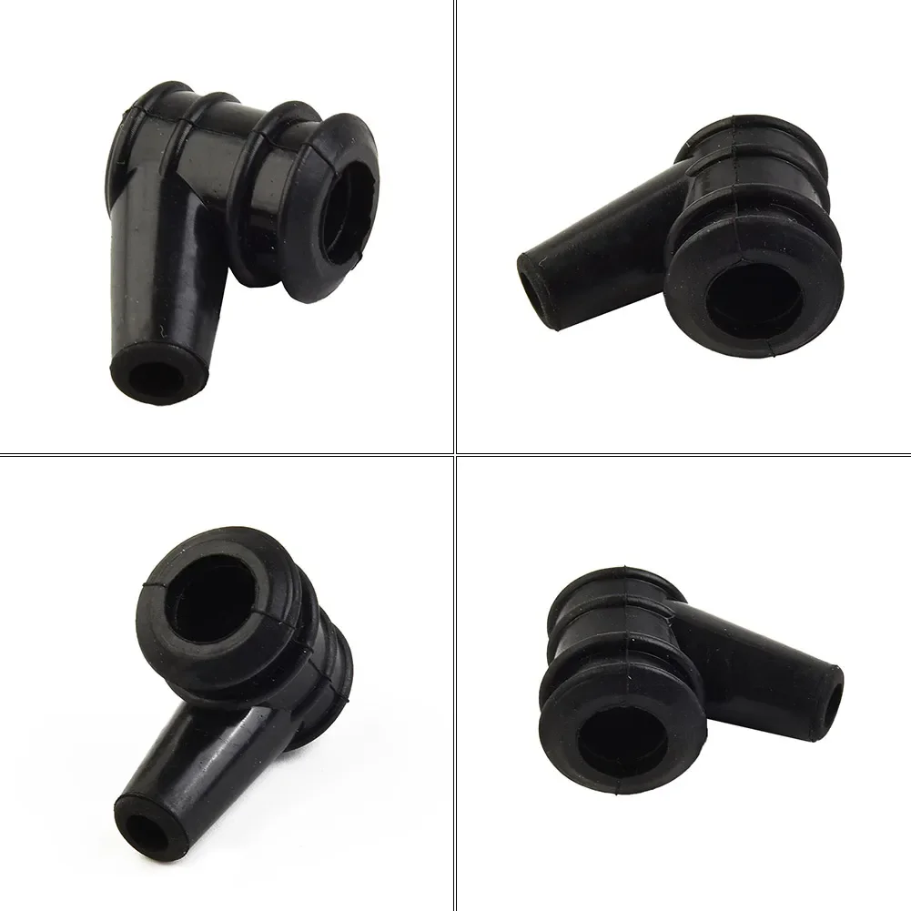 Spark Plug Cap Rubber Cover 2*2*1cm Replacment For 5mm HT Ignition Coil Cap Boot Cover Garden Power Tool Accessories